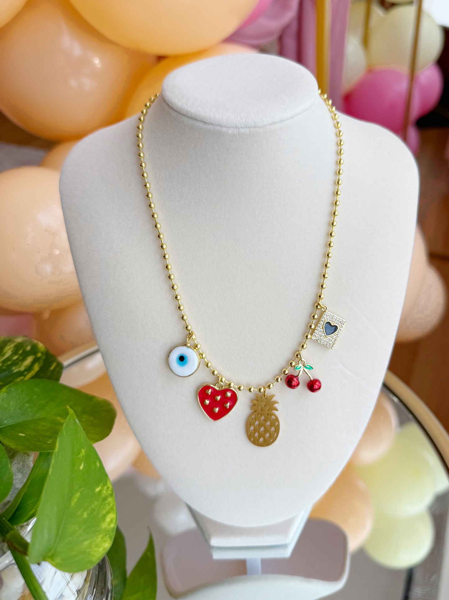 Tutti Frutti Charm Necklace