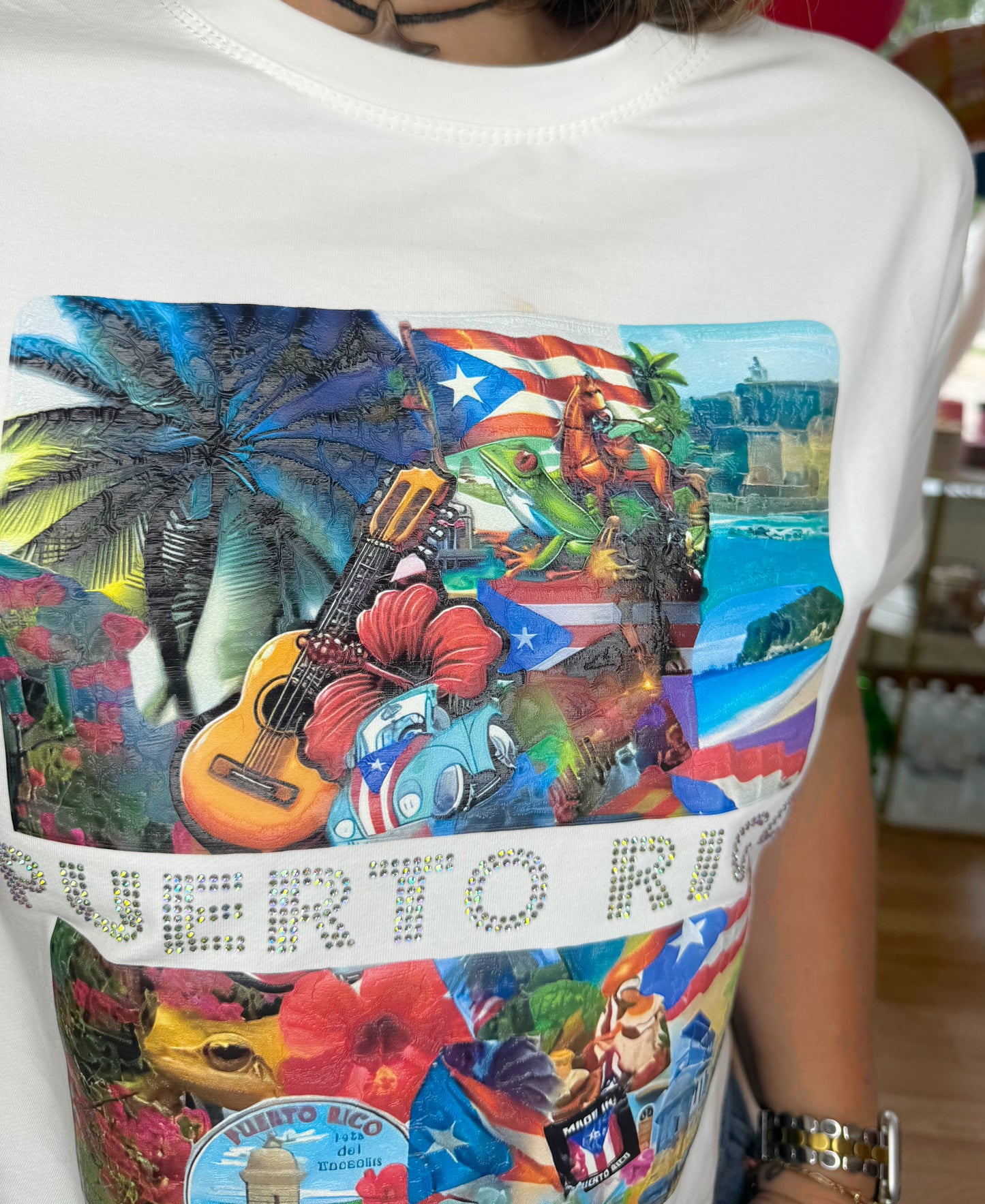 Iconos de Puerto Rico T-Shirt