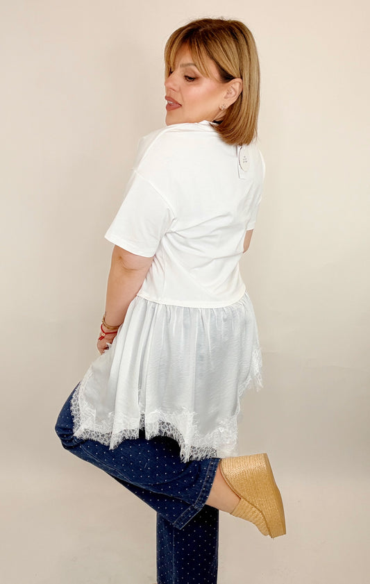 Bella Lace Tee
