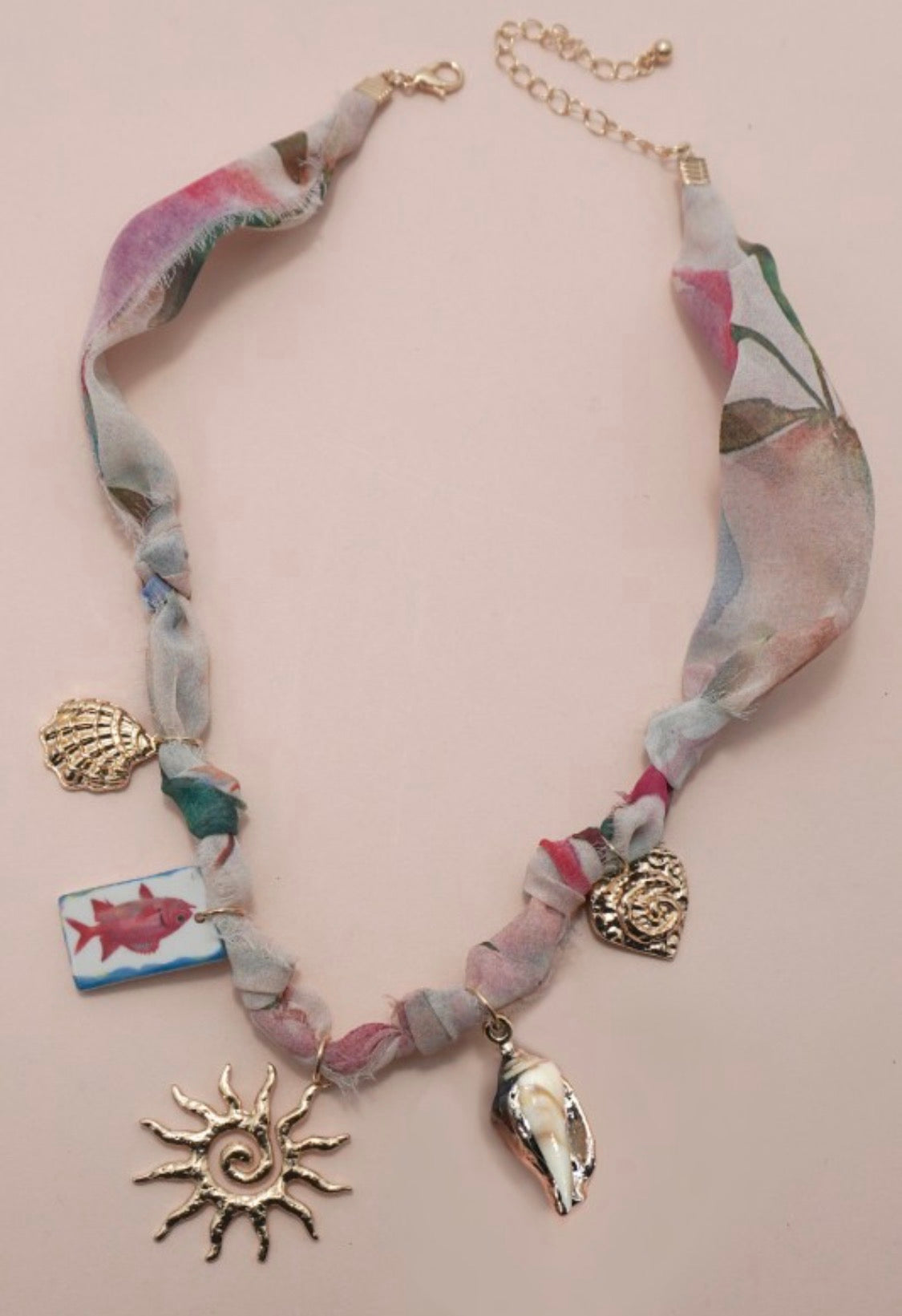 Seaside Charm Scarf Necklace