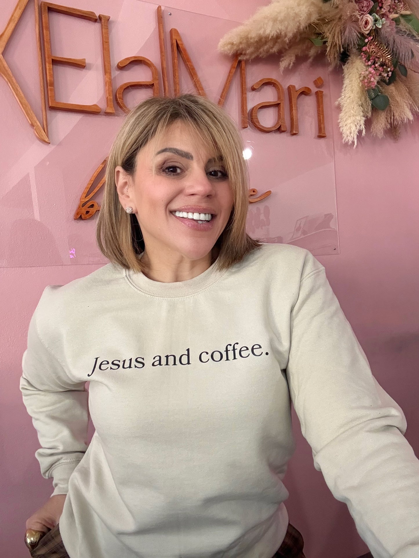 Jesus and Coffee Crewneck