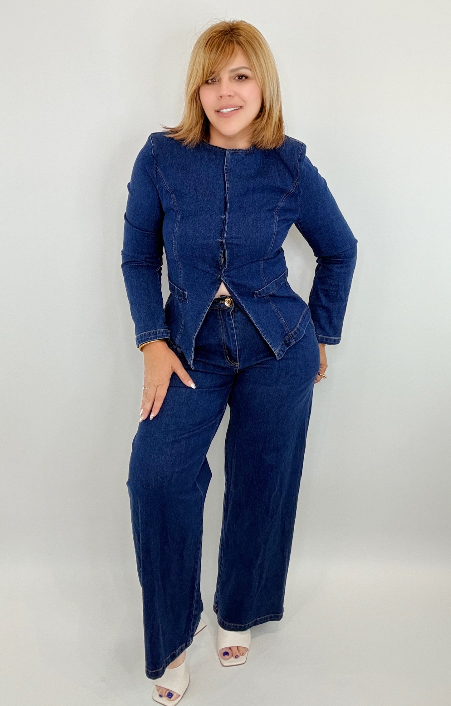 Monaco Pleated Jeans