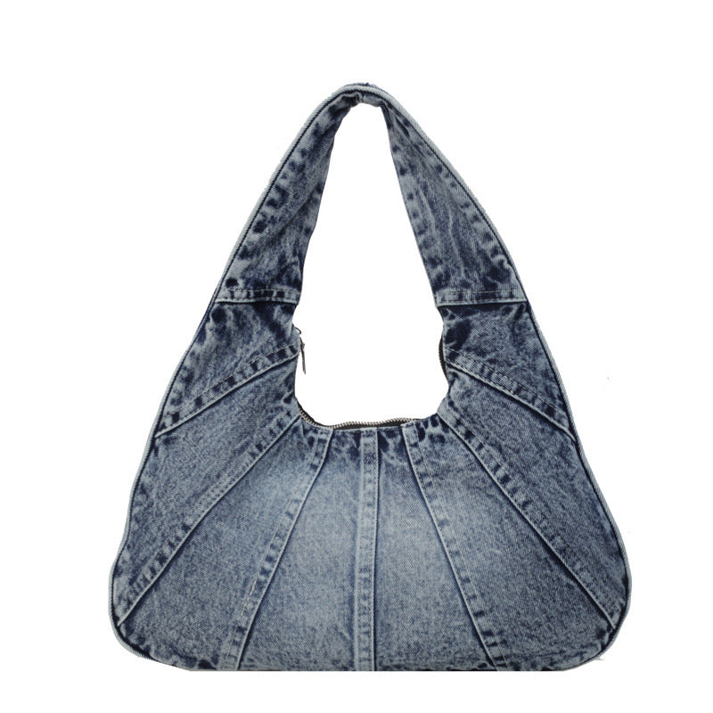 Denim Shoulder Bag Medium Wash