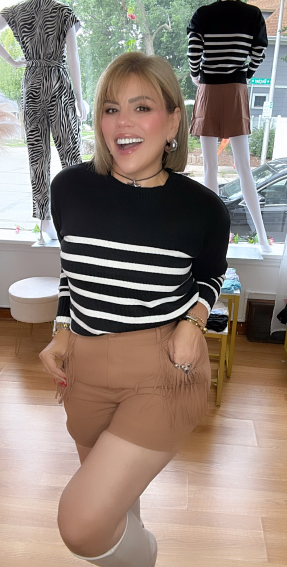 The Isabella Striped Sweater