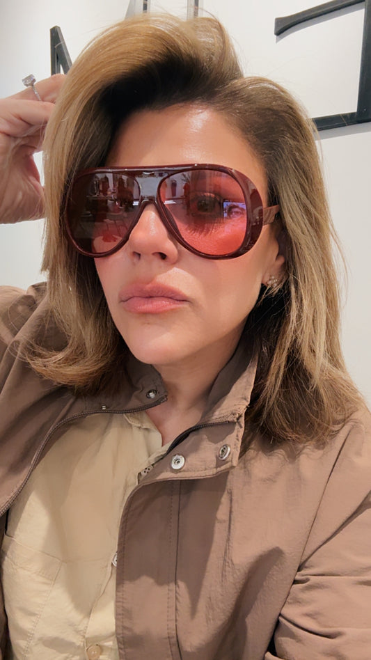 The Statement Aviator Sunglasses