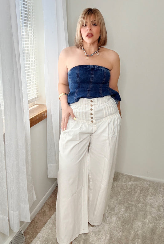 Isla White Pants