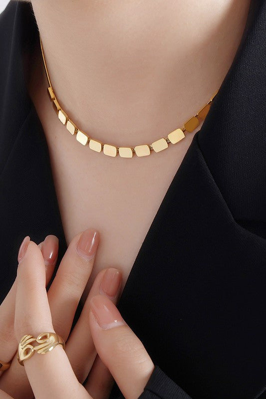 18K Non-Tarnish Stainless Steel Chain Necklace