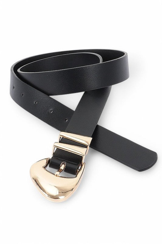 Polish Buckle Skinny Fashion Belt – Now in Khaki & Black