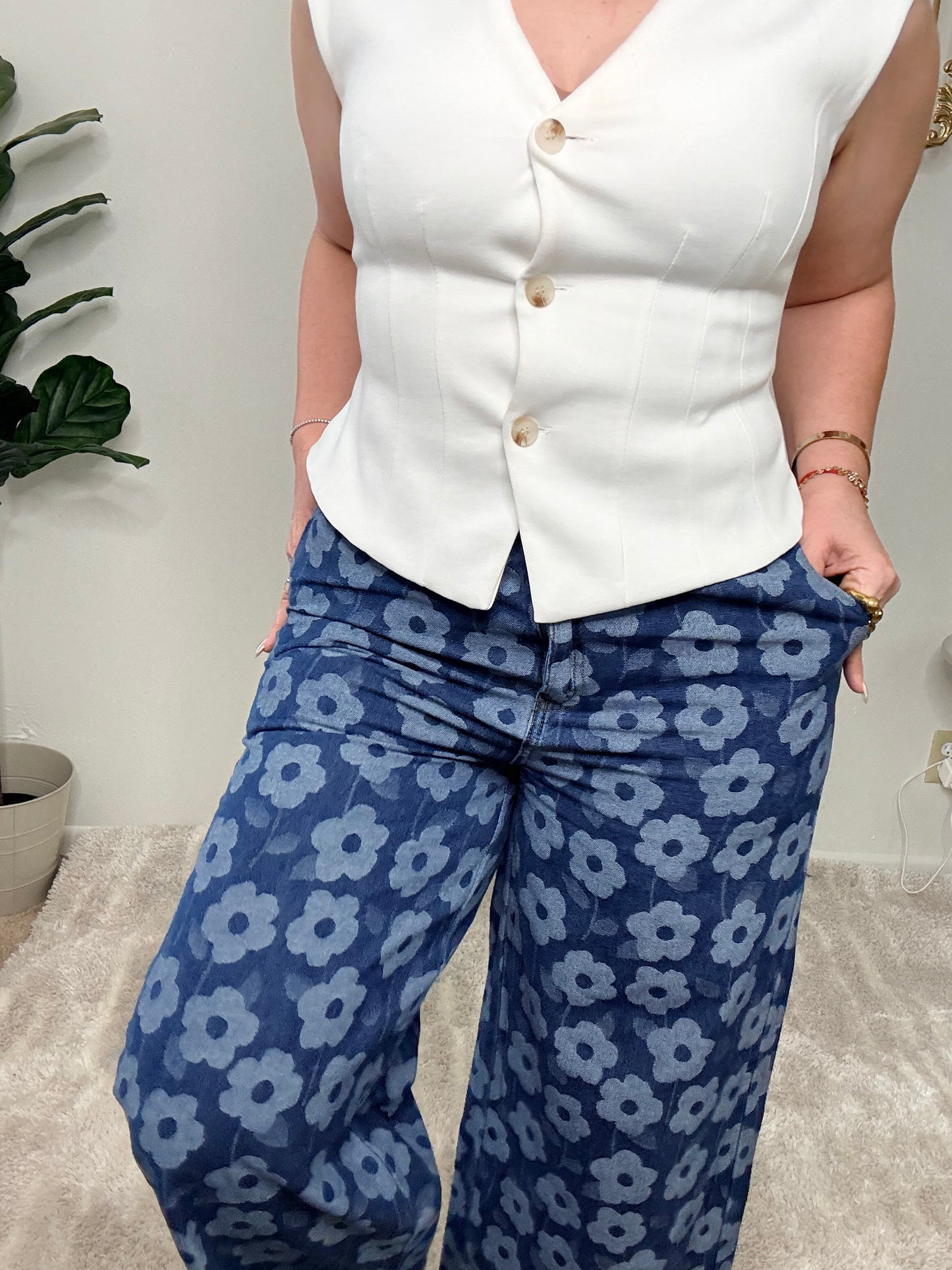 The Bloom Denim Pants