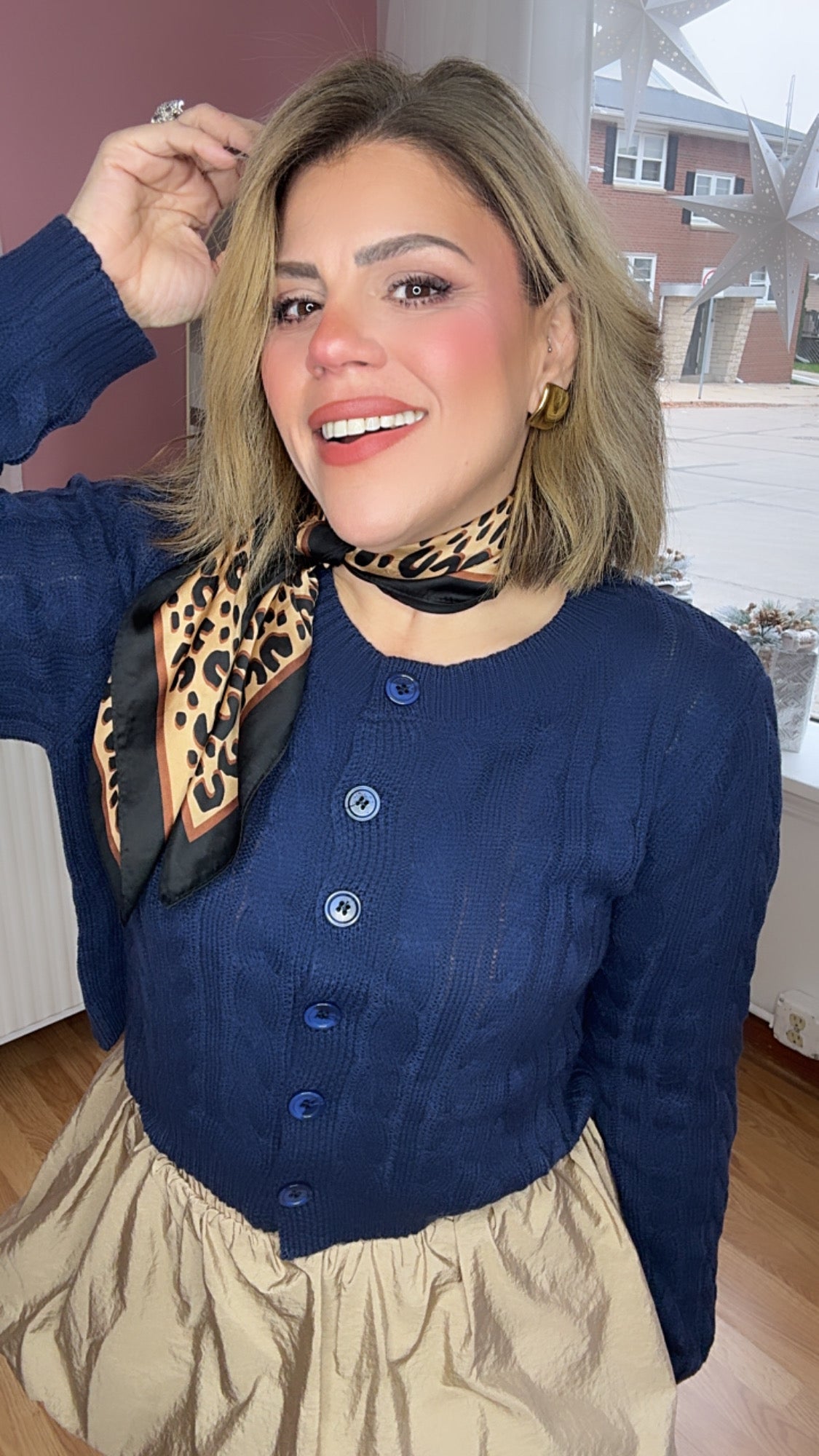 Midnight Luxe Knit Cardigan