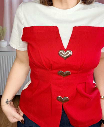 Heart Corset Top