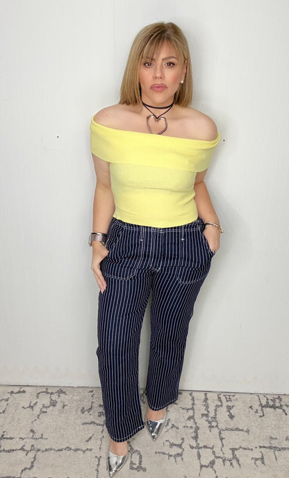 Riley Top In Yellow