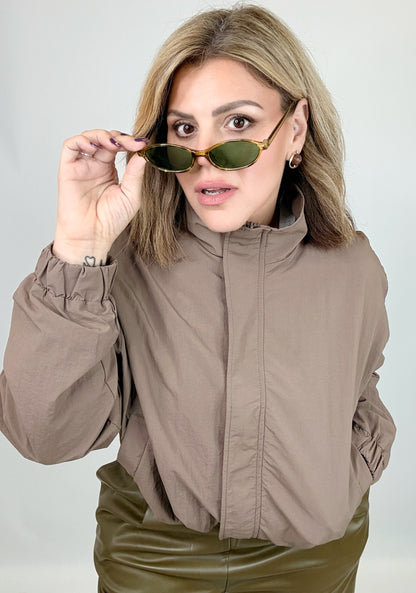 Collins Cropped Windbreaker