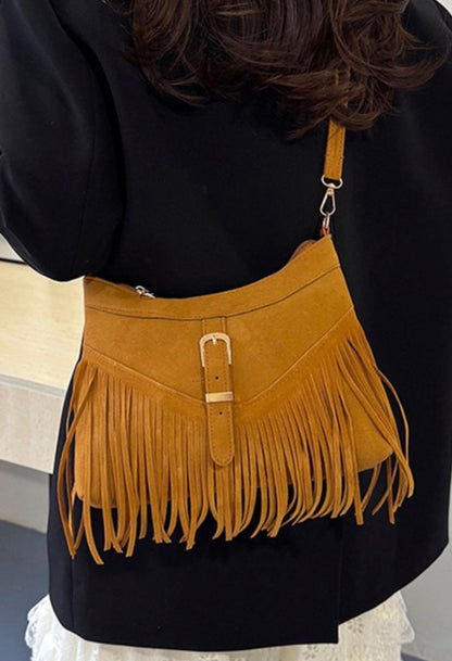 Crossbody Fringe Bag