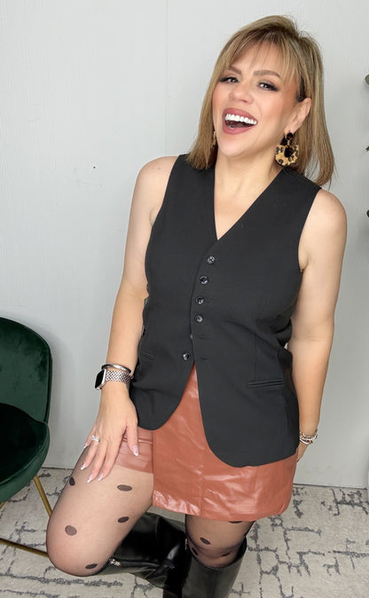 Ana Long Vest