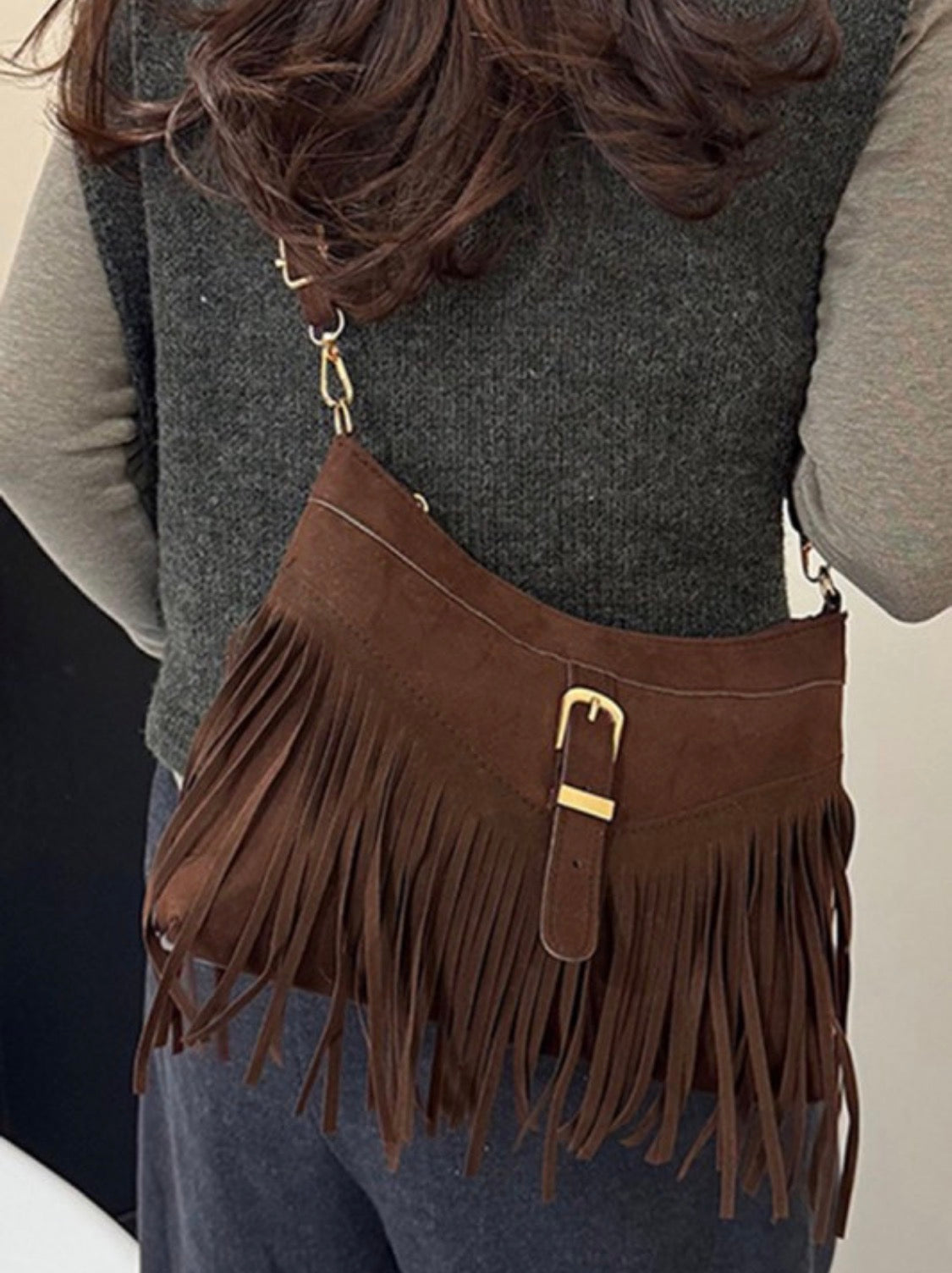 Crossbody Fringe Bag