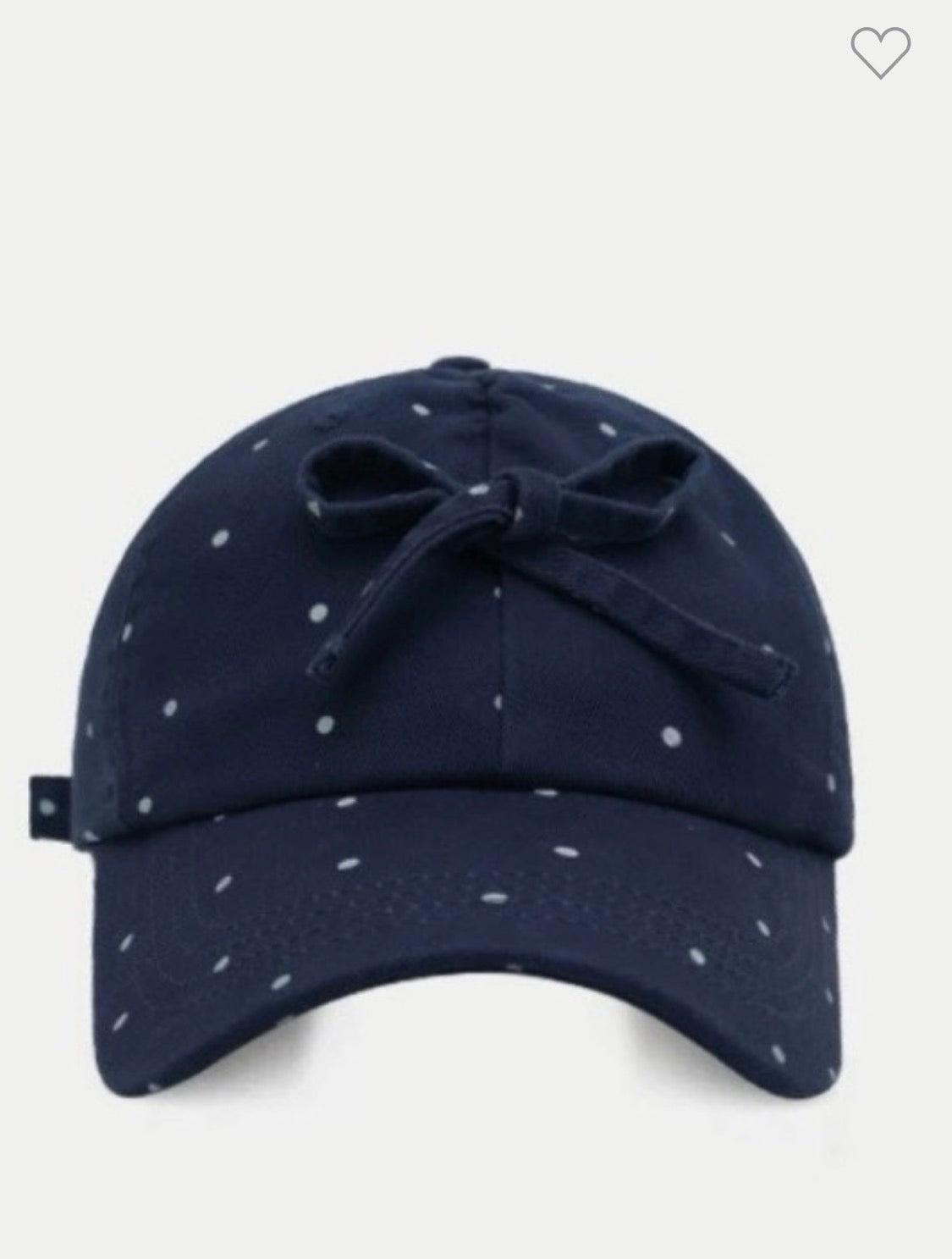 Élise Polka Dot Bow Cap