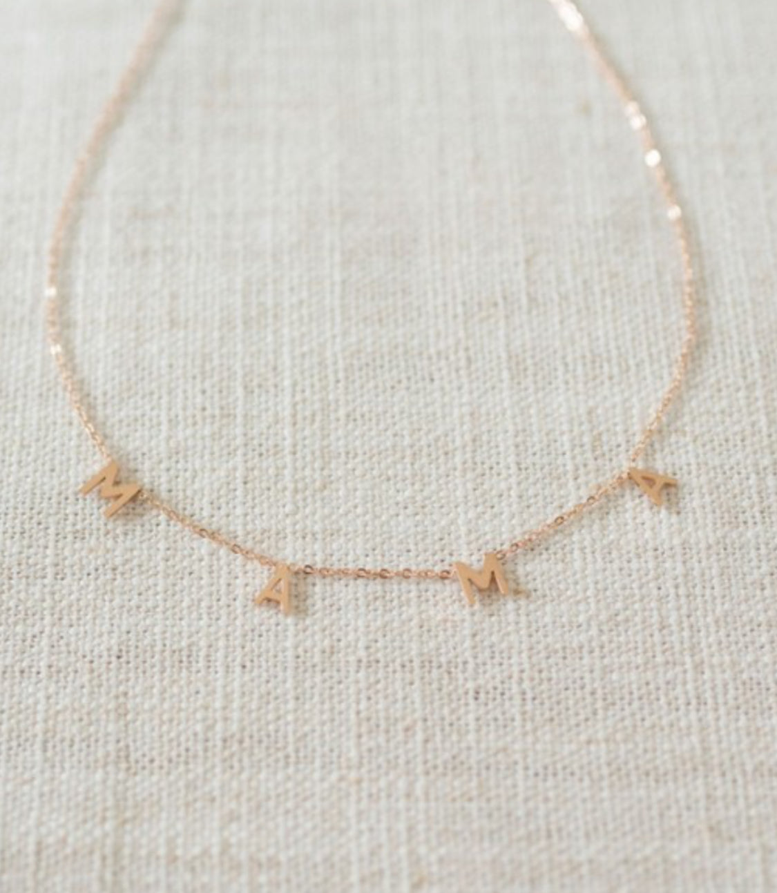 Rose Gold Mama Necklace
