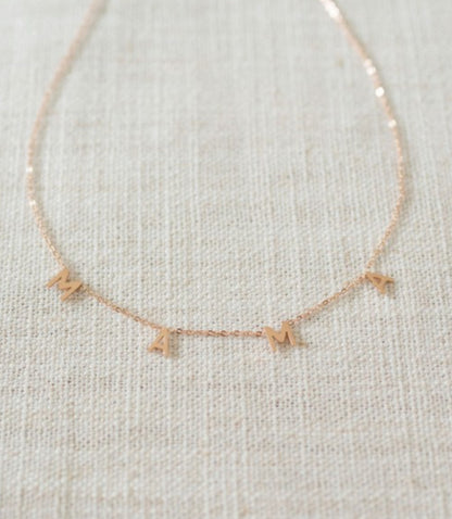 Rose Gold Mama Necklace
