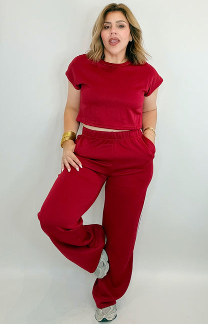 Avery Set | Burgundy