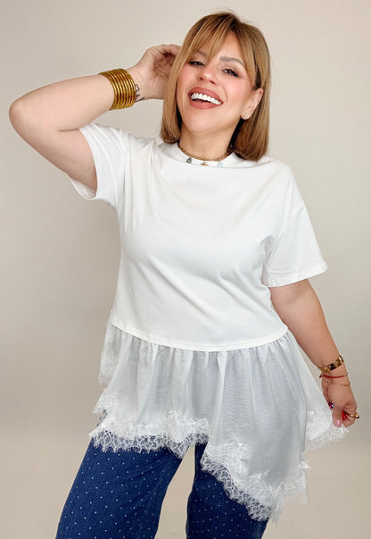Bella Lace Tee