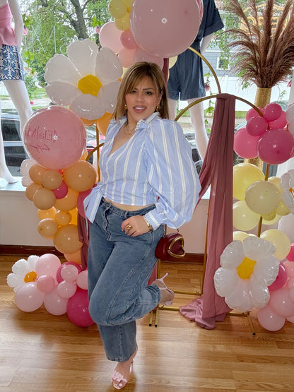 Luna Blu – Italian Wrap Shirt