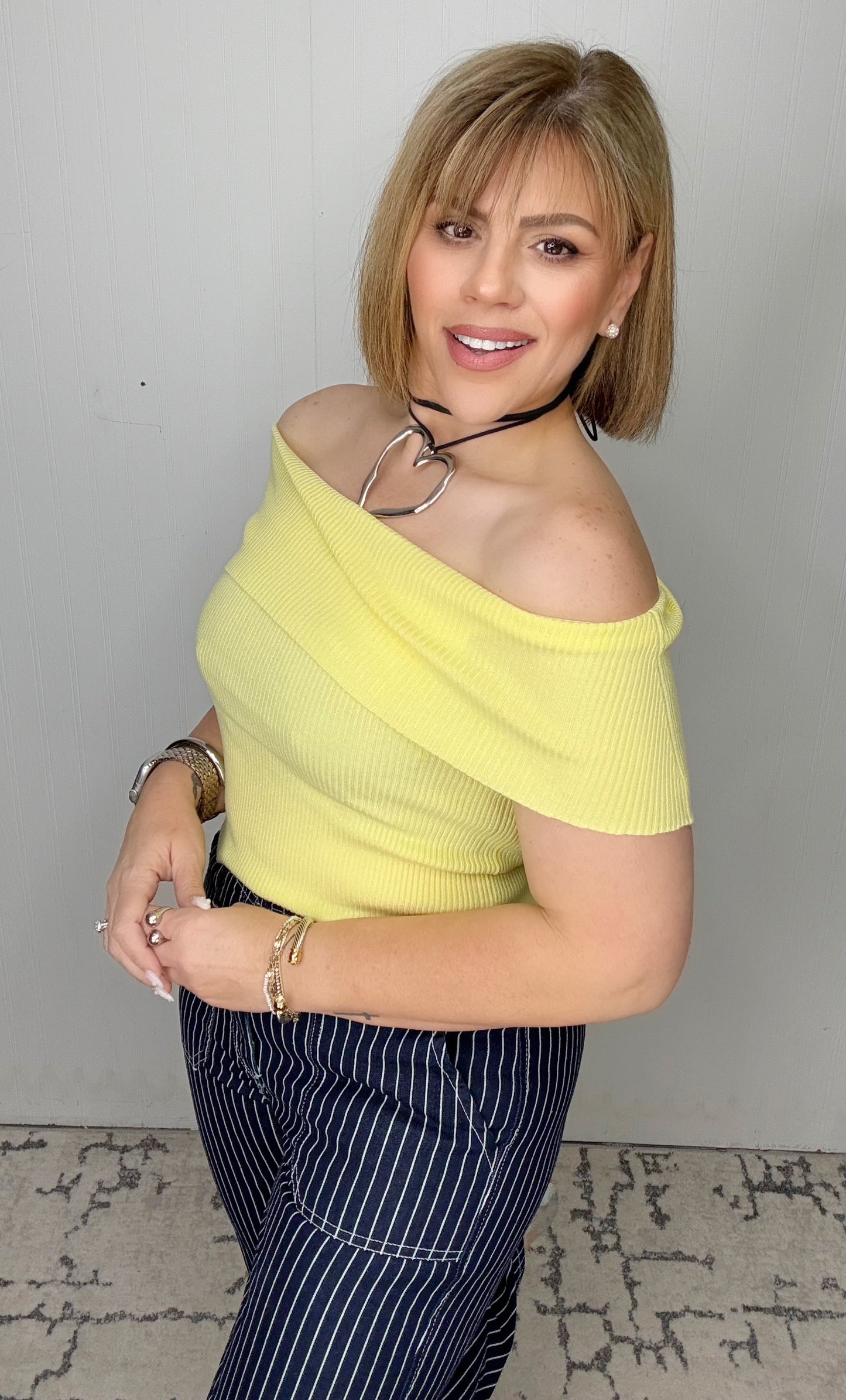 Riley Top In Yellow