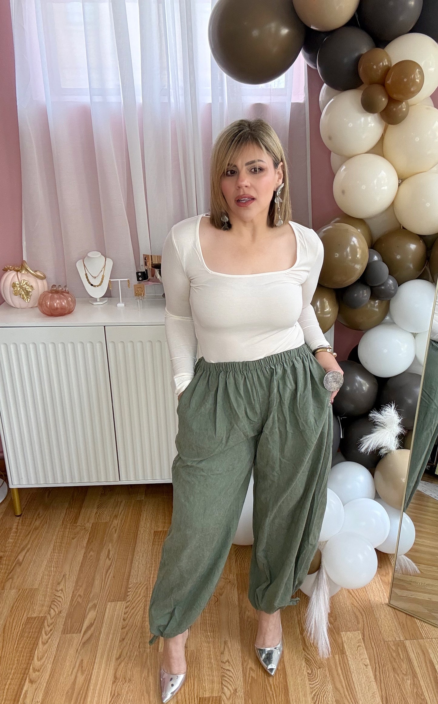 The Noelia Bodysuit – Cream