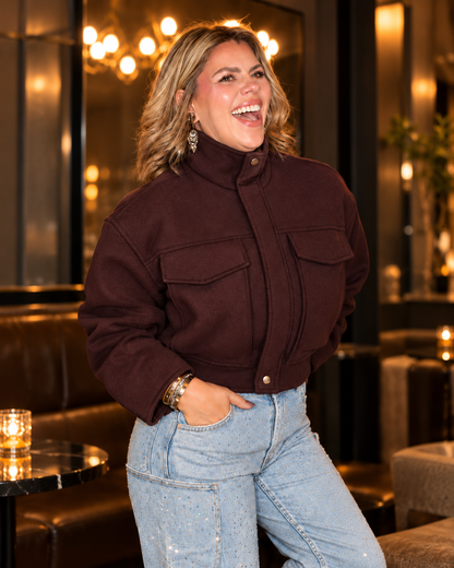 The Celeste Rhinestone Barrel Jeans