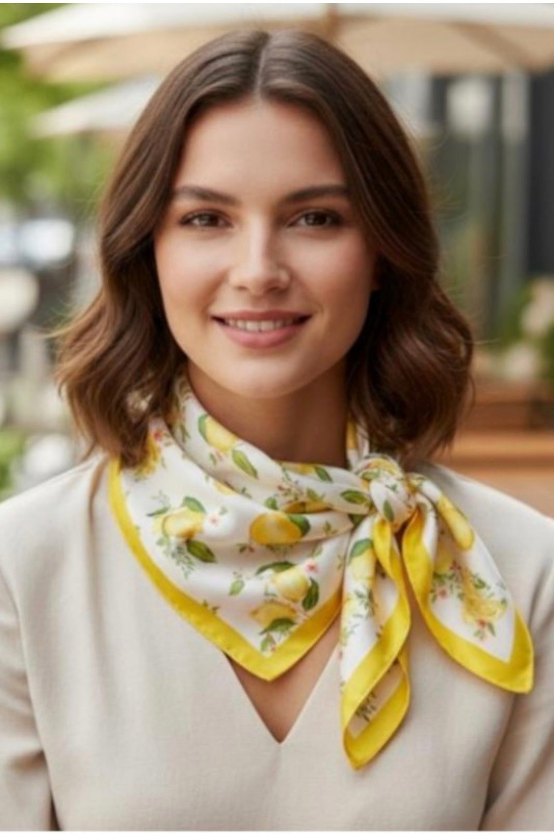 Limoncello Satin Scarf