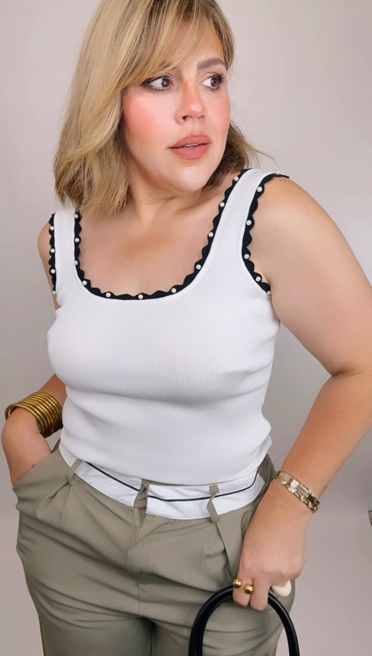 Mila Top In White