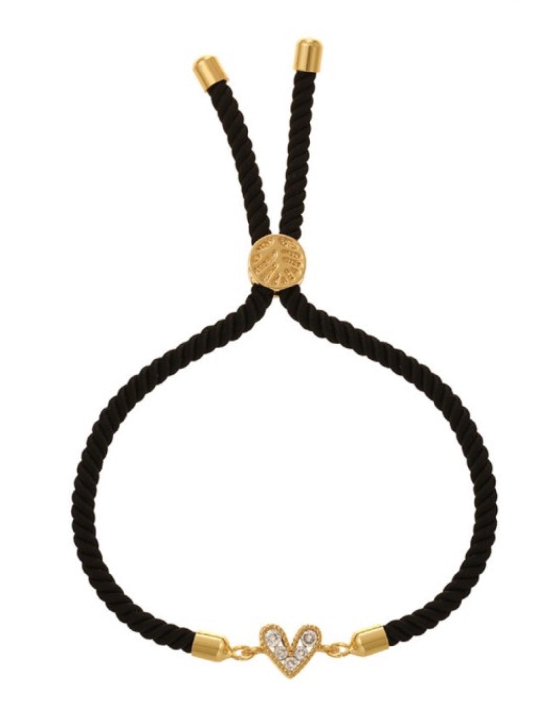 Amore Knot Heart Rope Bracelet