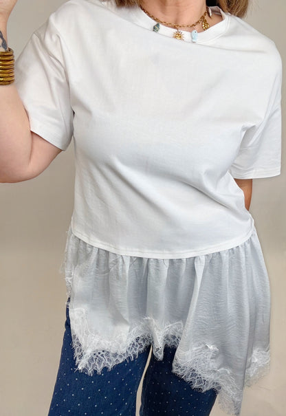 Bella Lace Tee