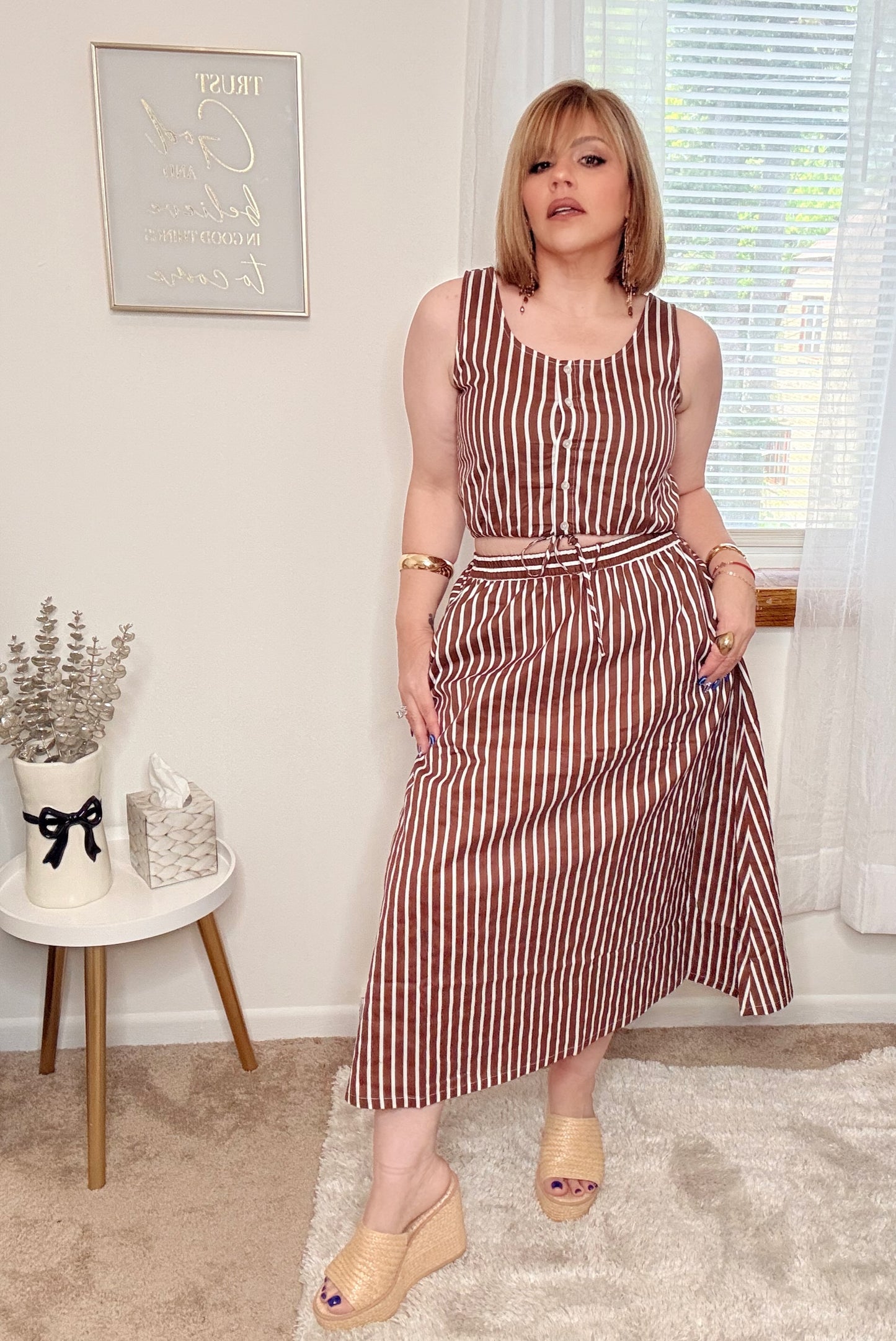 Capri Stripe Set