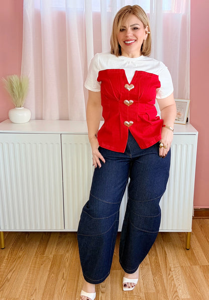 Heart Corset Top