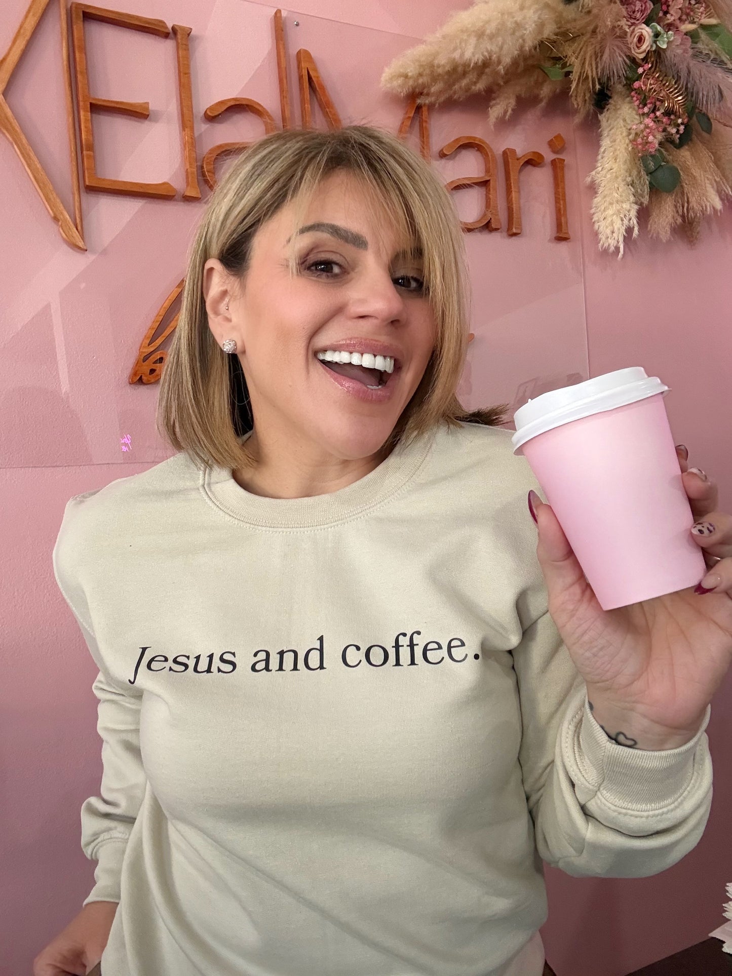 Jesus and Coffee Crewneck