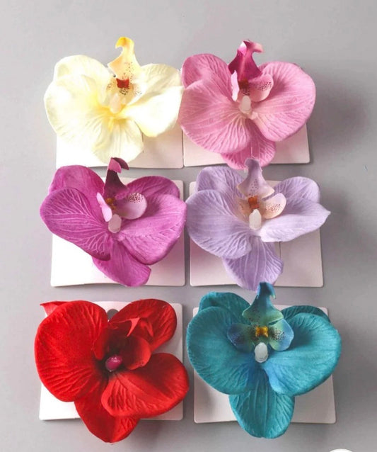 Orchid Bloom Hair Clip