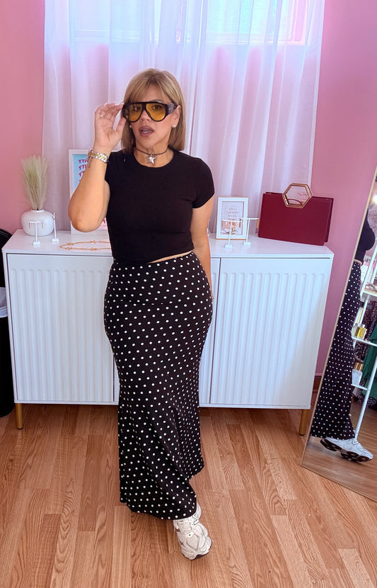 Dolce Vita Polka Dot Midi Skirts