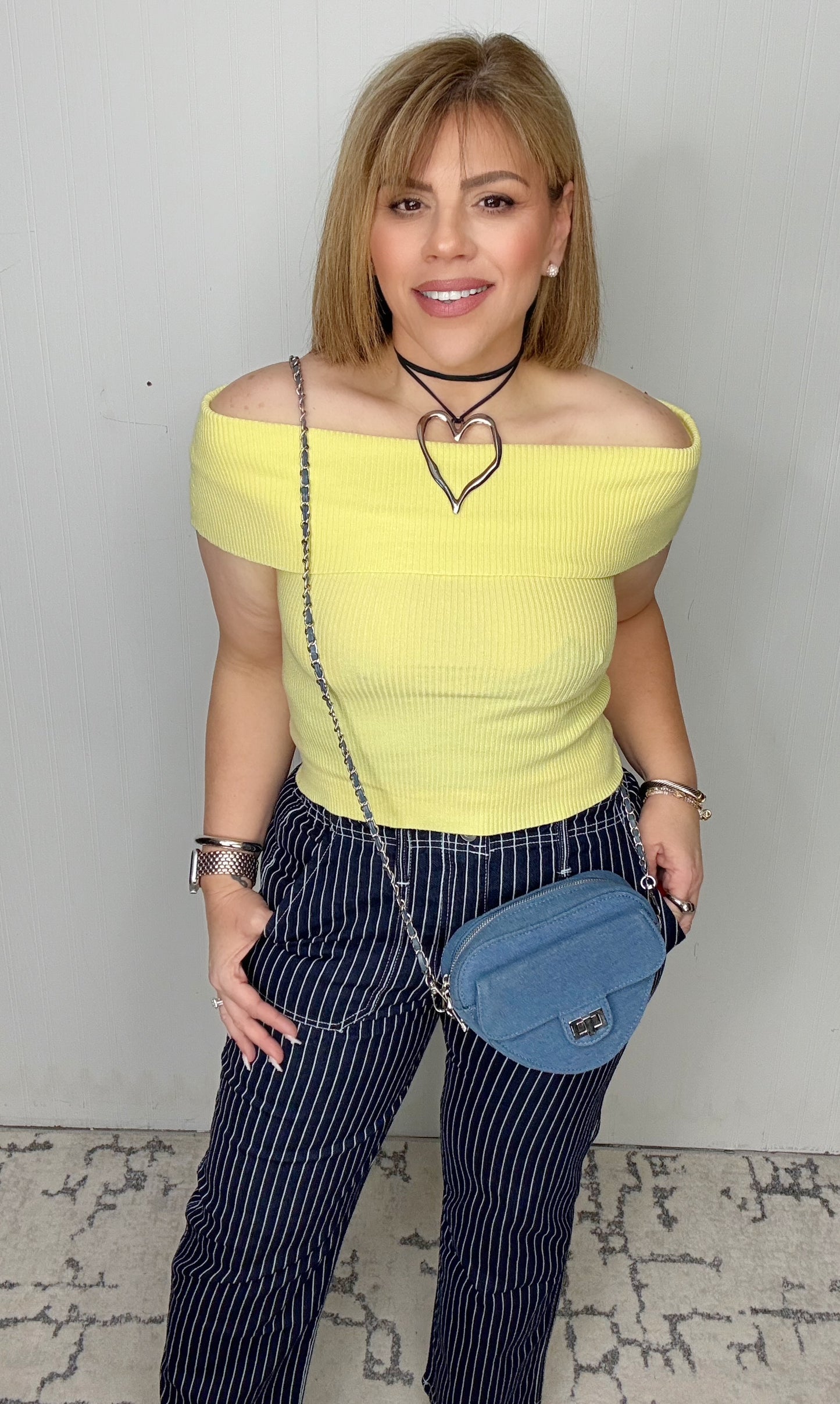 Riley Top In Yellow