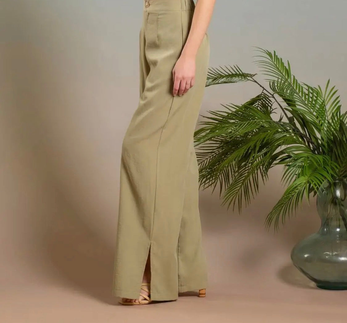 High Waist Wide Leg Pants