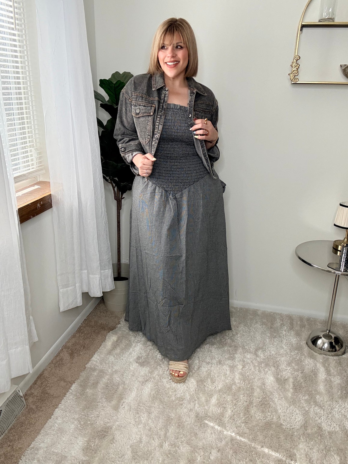 The Effortless Strapless Maxi Dress