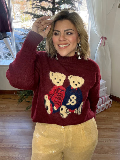Teddy Bear Sweater – Cozy & Trendy