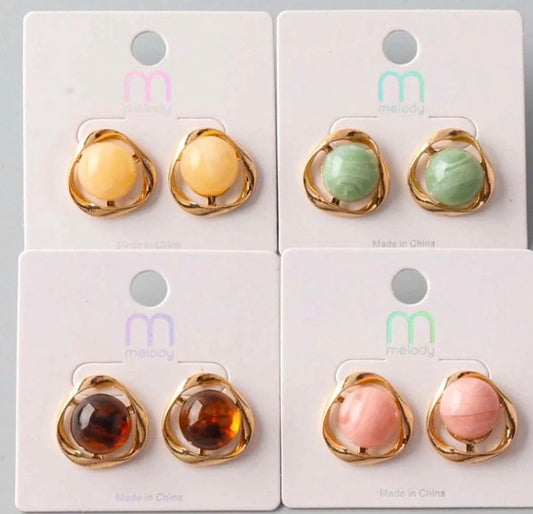 Stone Earrings