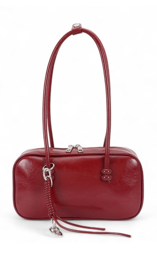 Iconic Fashion Shoulder Bag Burgundy