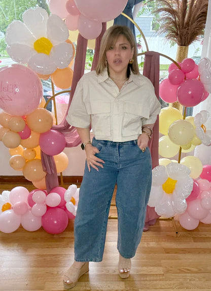 The Sahara Cargo Crop Shirt