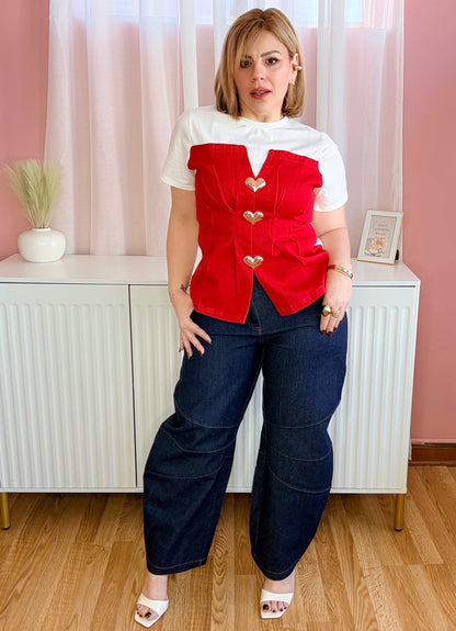 Heart Corset Top