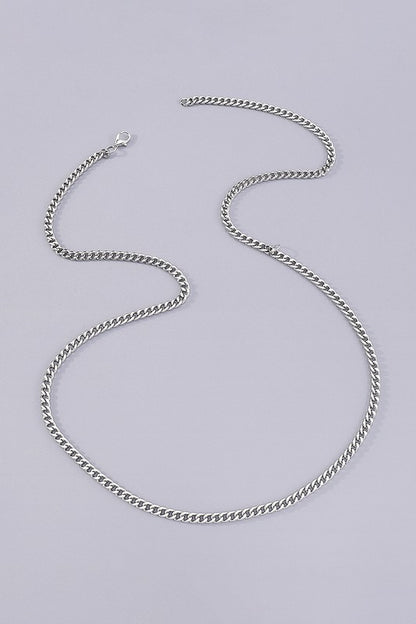 Metal Body Waist Chain Silver