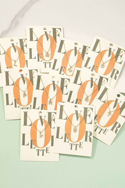 Small Letter Necklaces